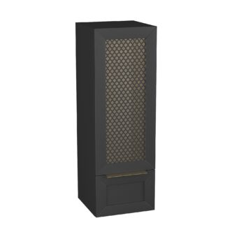 Szafka średnia z szufladą 35cm Chic - Czarny Półmat