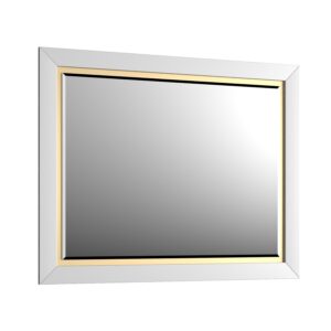 Lustro 100cm x 80cm Chic - Biały Półmat