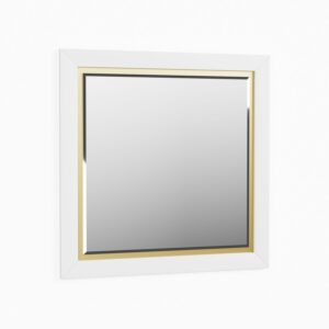 Lustro 80cm x 80cm Chic - Biały Półmat
