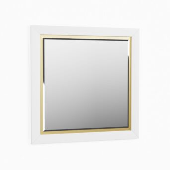 Lustro 80cm x 80cm Chic - Biały Półmat