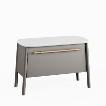 Siedzisko z funkcją przechowywania 68cm - Szary Półmat