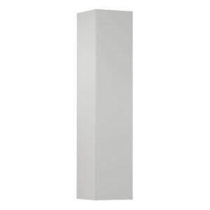 Szafka wysoka 35cm Edge - Biało Szary Półmat