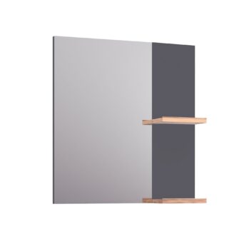 Lustro 59cm L-Wood - Antracyt Mat