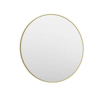 Lustro okrągłe w aluminiowej anodowanej ramie COMO80 fi 80cm