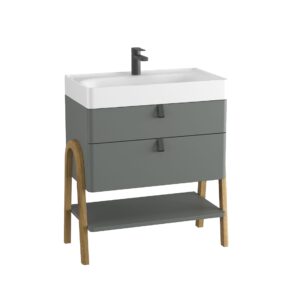 Szafka podumywalkowa 70cm Moss - Szaro Zielony Półmat