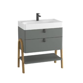 Szafka podumywalkowa 70cm Moss - Szaro Zielony Półmat