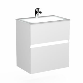 Szafka podumywalkowa Neo z LED - Biały Połysk
