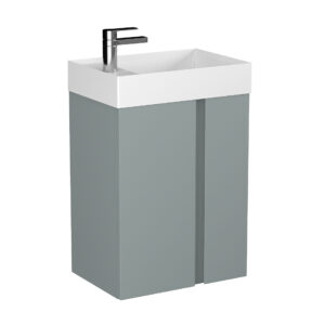 Szafka podumywalkowa 49cm Uniq - Szaro Zielony Półmat