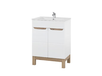 Zestaw meblowy Bali 60 cm z umywalką - SET-BW LAVA 60 CM - White