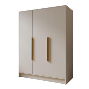Szafa Porto 150 cm - Kaszmir / Uchwyty Złote