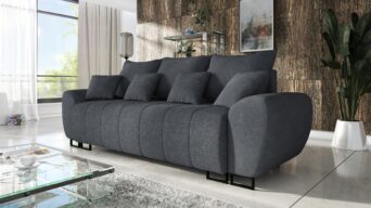 Sofa Pikowana Moss 3 Z Funkcją Spania