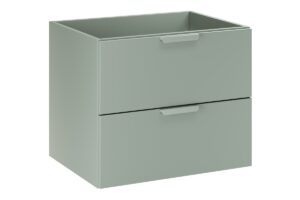 Szafka pod umywalkę 60cm 2 szuflady - ASTER GREEN 82-60-46-2S - Zielony Mat