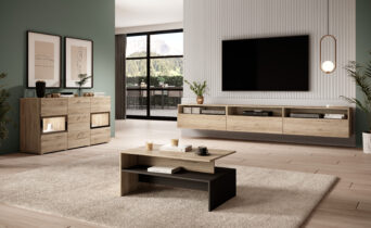 Zestaw Mebli Do Salonu BAROS 24E0BM 26 40 99 - San Remo Jasne