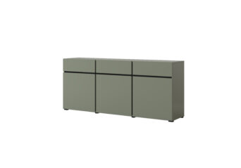 Komoda 3D 3S Cross - 24GWMY43 - Zielony / Czarny