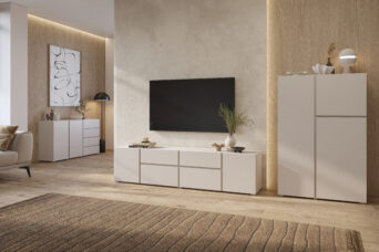 Zestaw mebli do salonu Asymetric 24KSOA 39 42 46 - Kaszmir