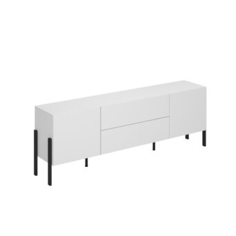 Szafka RTV Jukon 2497ND40 - Biały Super Mat
