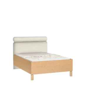 Łóżko 160x200 z pojemnikiem Sanden SN-11 - Dąb Bookmatch