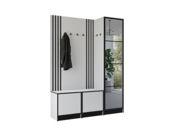 Garderoba Eden Plus 20 - Biała