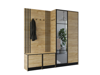 Garderoba Eden Plus 21 - Dąb Craft Złoty